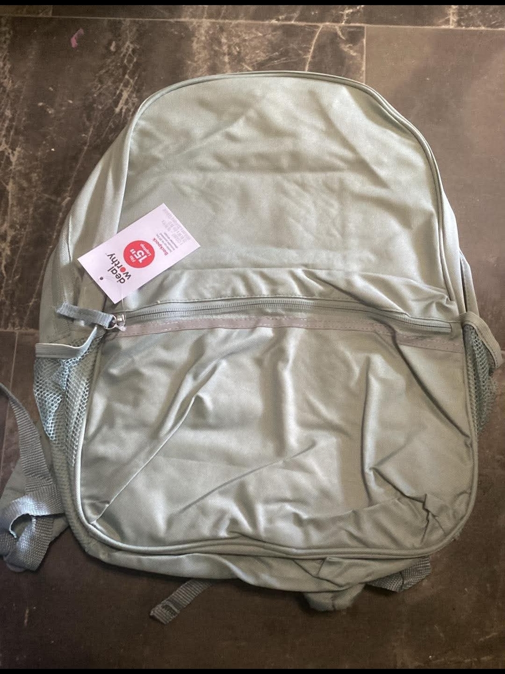 Light Sage Green Backpack - Minimal Everyday Bag
